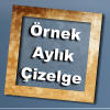 Örnek  Aylık Çizelge